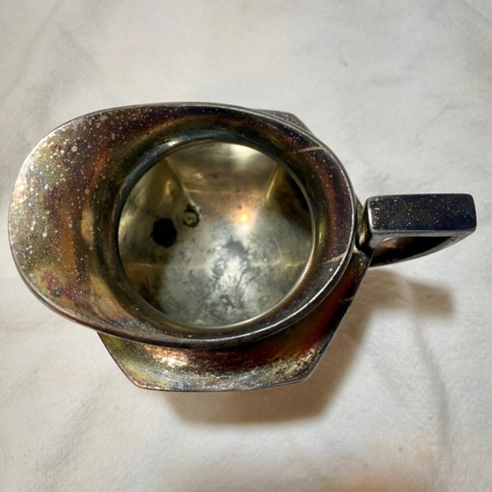 Antique Elegant Silver Creamer - Picture 3 of 3